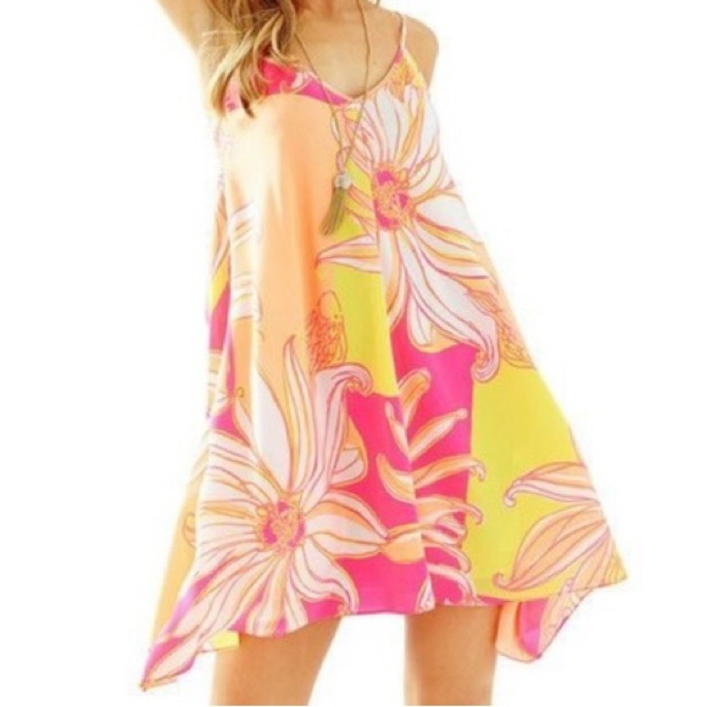 Lilly Pulitzer Pink & Yellow Clara Dress